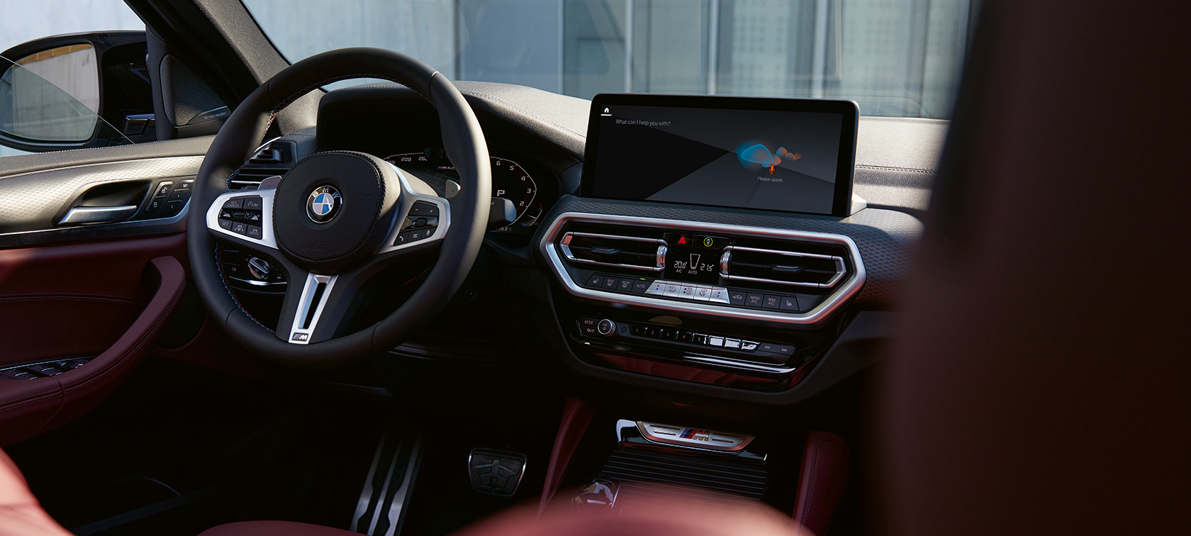 BMW X4 G02 шкіряний салон кольору Tacora Red 2021 BMW X4 G02 шкіряний салон кольору Tacora Red 2021