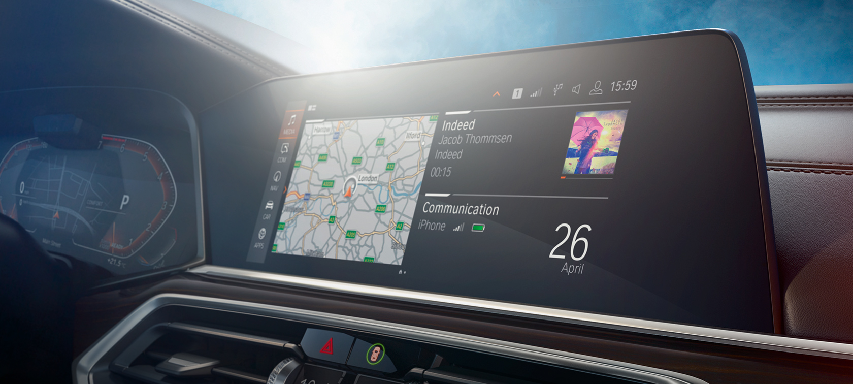 Кокпит BMW X5 Кокпит и концепция управления BMW X5