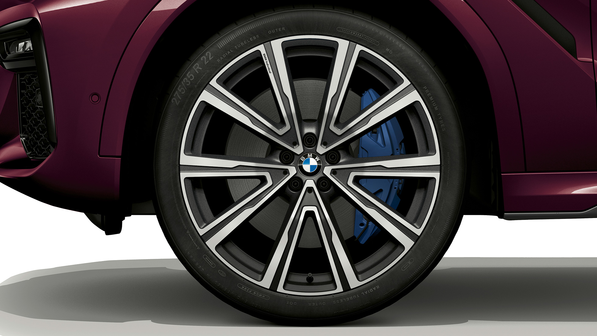 BMW X6 з BMW Individual, легкосплавні диски BMW X6 з BMW Individual з акцентом на легкосплавні диски
