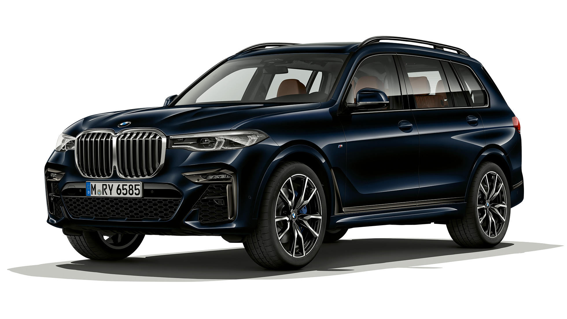 BMW X7 BMW Individual X7 40i xDrive Студийный снимок BMW X7 вид спереди три четверти как BMW Individual X7 40i xDrive