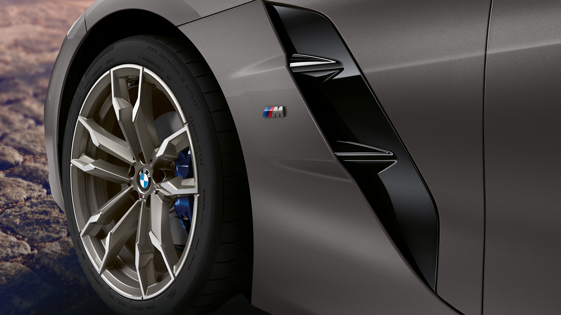 BMW Z4 Roadster передние колеса Передние колеса серого BMW Z4 Roadster