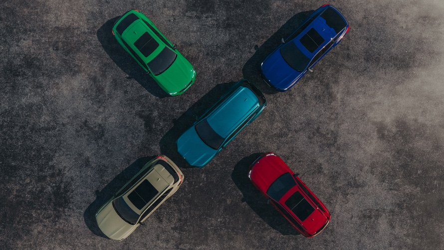 Родина BMW X у формі X вид зверху Родина BMW X у формі X вид зверху