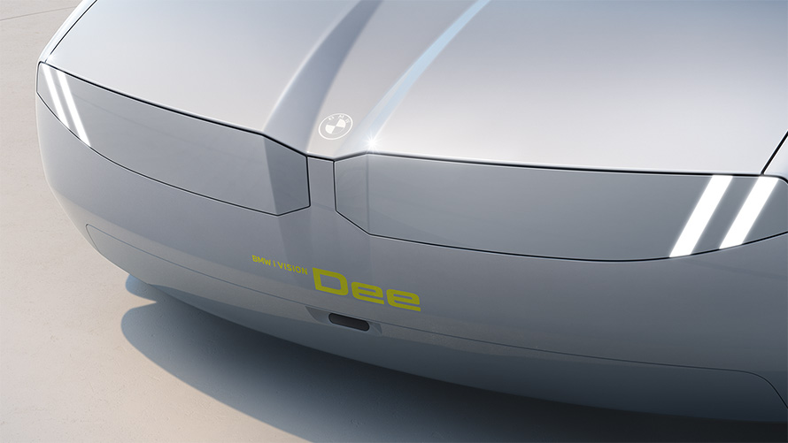 Передні фари та решітка радіатора BMW утворюють єдину графічну поверхню.