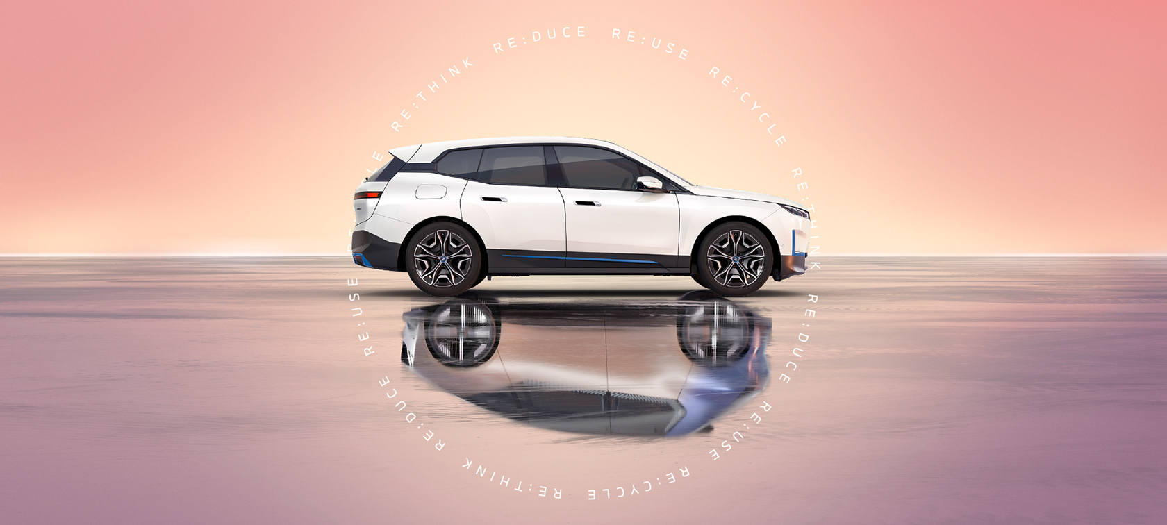 BMW i Vision Circular, Концепція екологічності BMW Концепція екологічності BMW, BMW i Vision Circular, вид збоку на місці