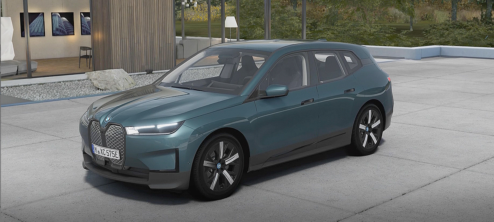 Анімація BMW iX, Концепція екологічності BMW Концепція екологічності BMW, анімація BMW iX