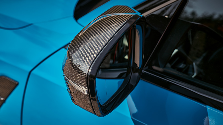 Карбонові кришки зовнішніх дзеркал заднього виду M Аксесуари BMW для осені та зими, карбонові кришки зовнішніх дзеркал заднього виду M