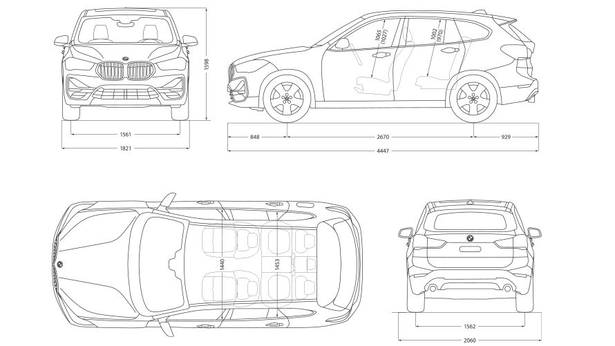 BMW X1 (U11) Двигуни та технічні характеристики BMW.ua